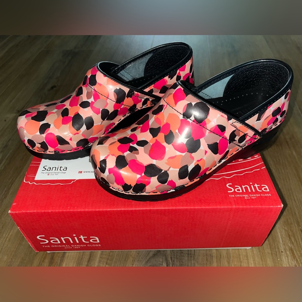 New Sanita Original-Petals Clogs 4101274 Multicolor size 5.5-6/EU 36